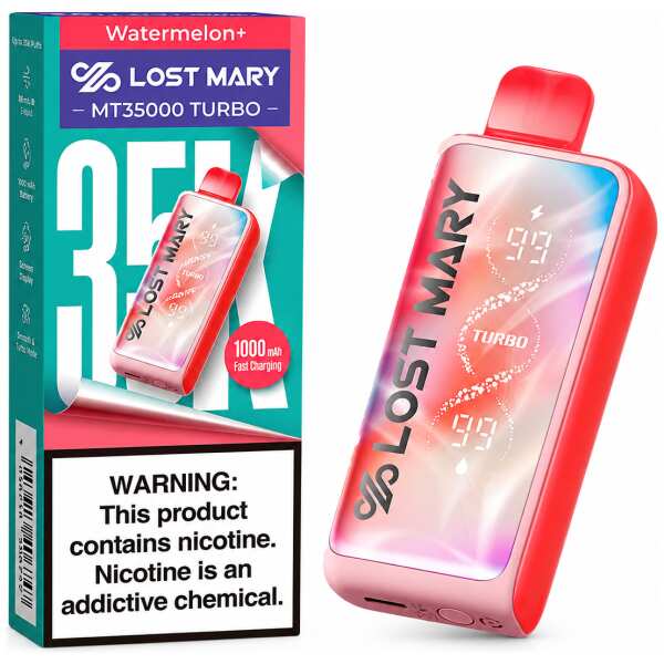 Watermelon Lost Mary MT35000 Turbo Disposable Vape 35000 Puffs