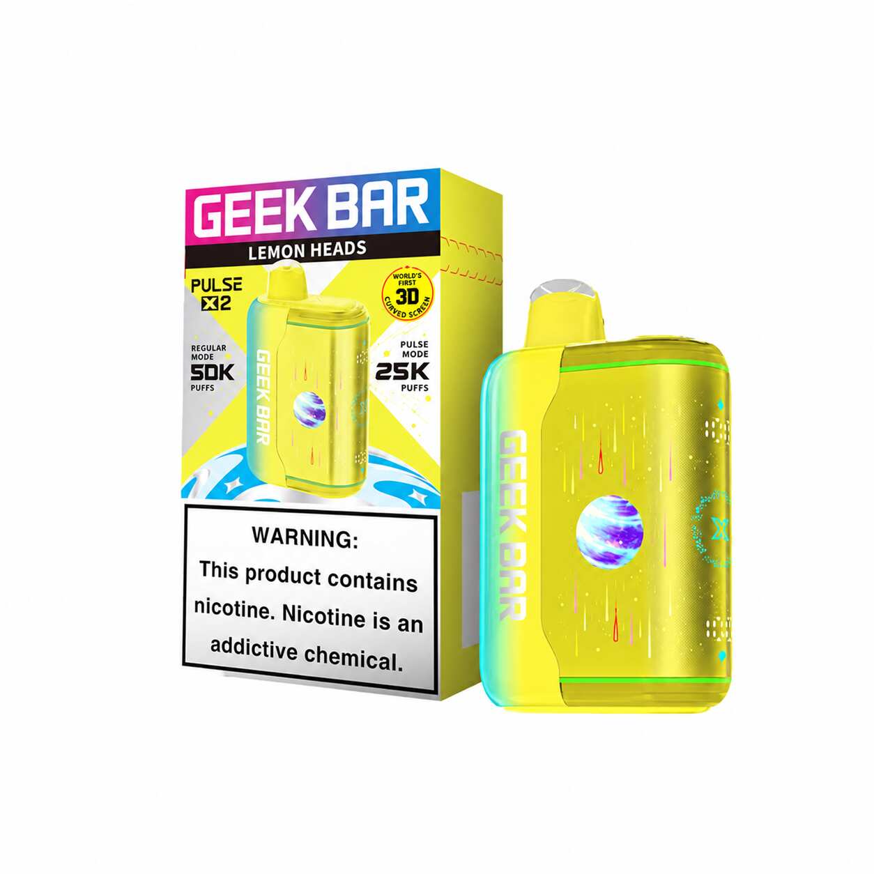 Lemon Heads Geek Bar Pulse X2 50K Lemon Heads Geek Bar Pulse X2 50K