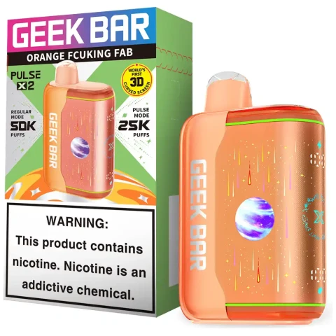 Orange Fcuking Fab Geek Bar Pulse X2 50K