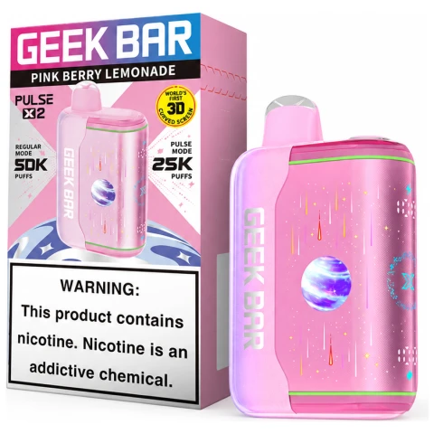 Pink Berry Lemonade Geek Bar Pulse X2 50K
