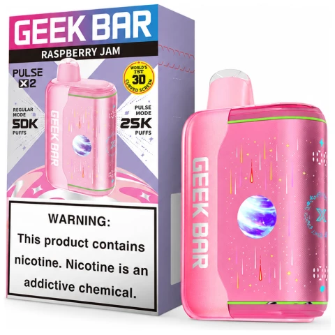 Raspberry Jam Geek Bar Pulse X2 50K