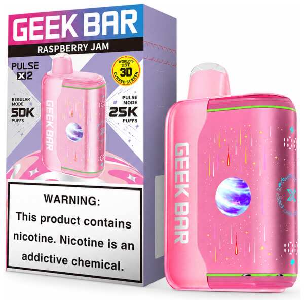 Raspberry Jam Geek Bar Pulse X2 50K