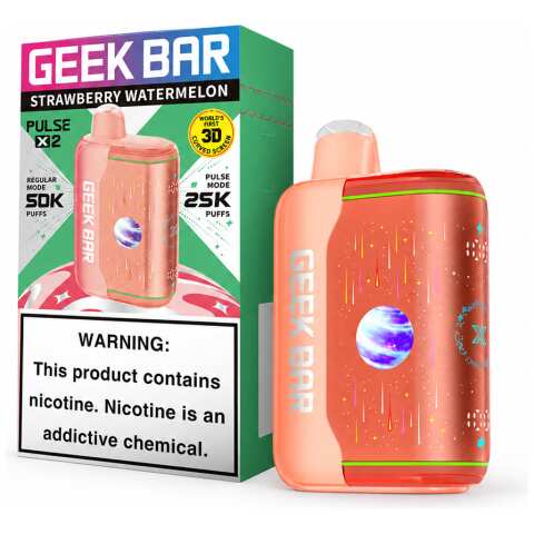 Strawberry Watermelon Geek Bar Pulse X2 50K