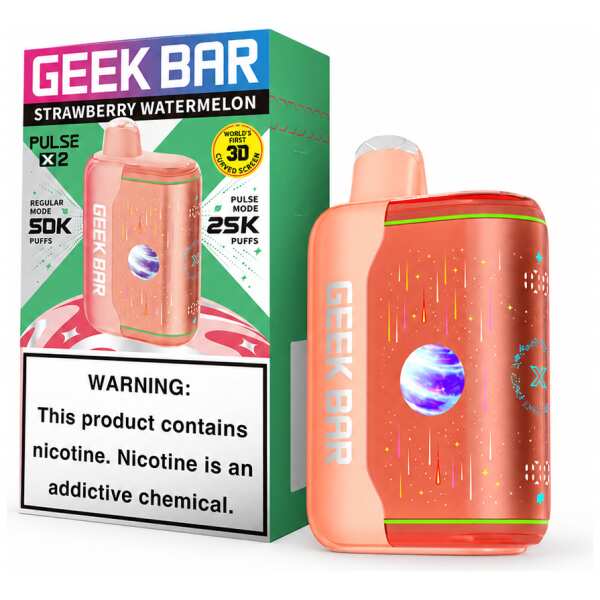 Strawberry Watermelon Geek Bar Pulse X2 50K