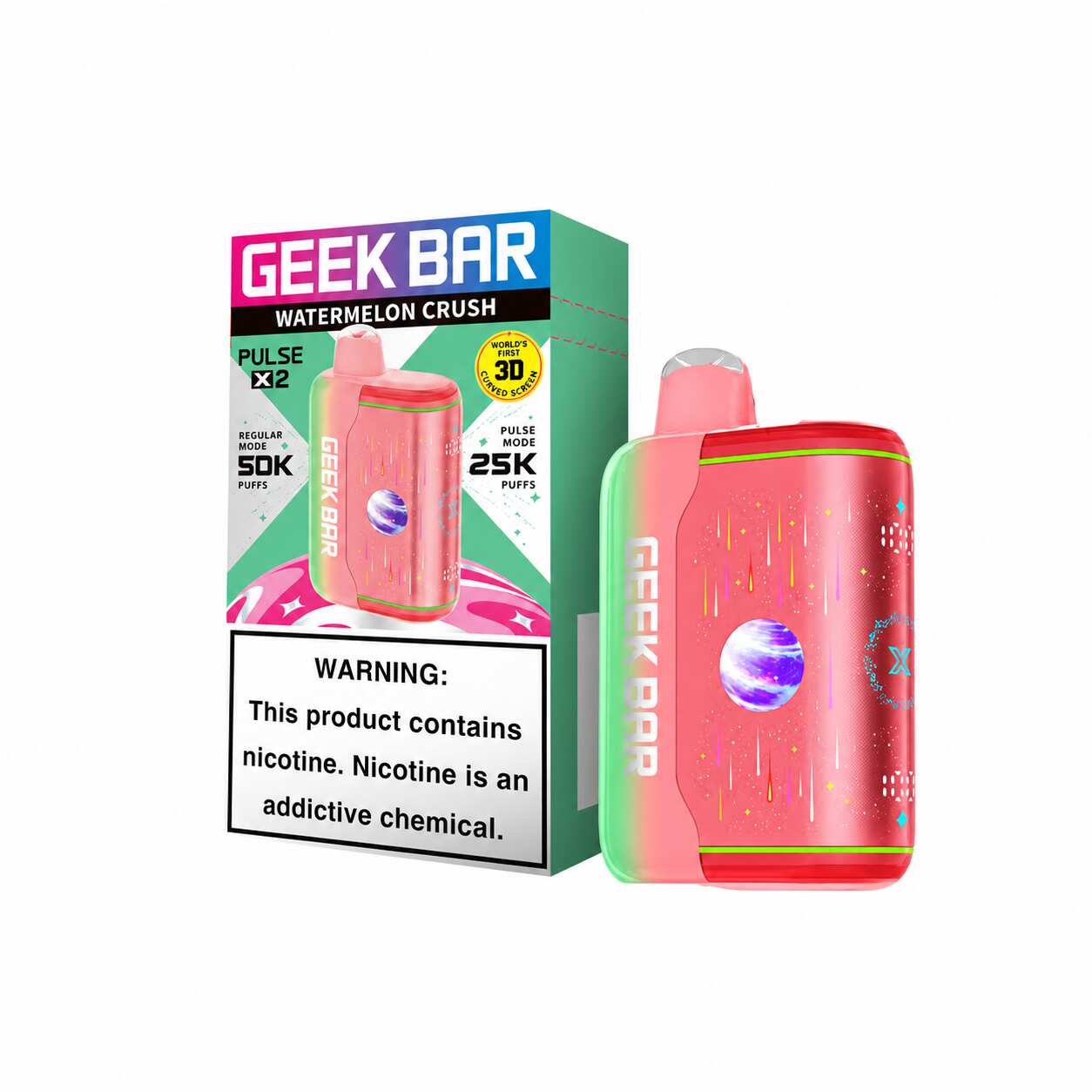Watermelon Crush Geek Bar Pulse X2 50K