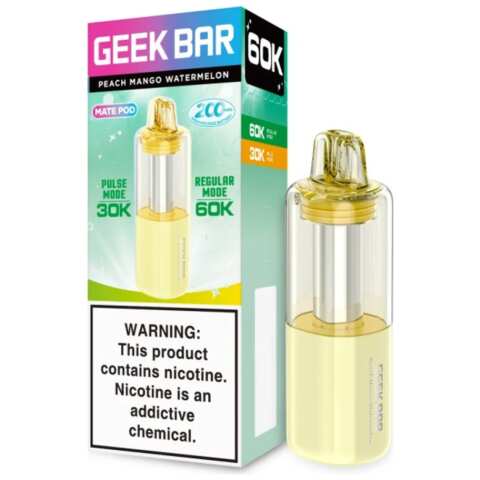 Peach Mango Watermelon Geek Bar Mate Pod 60K
